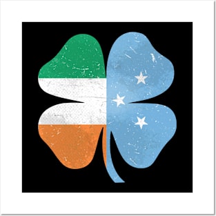 Micronesian Irish Shamrock  Ireland St. Patrick's Day Posters and Art